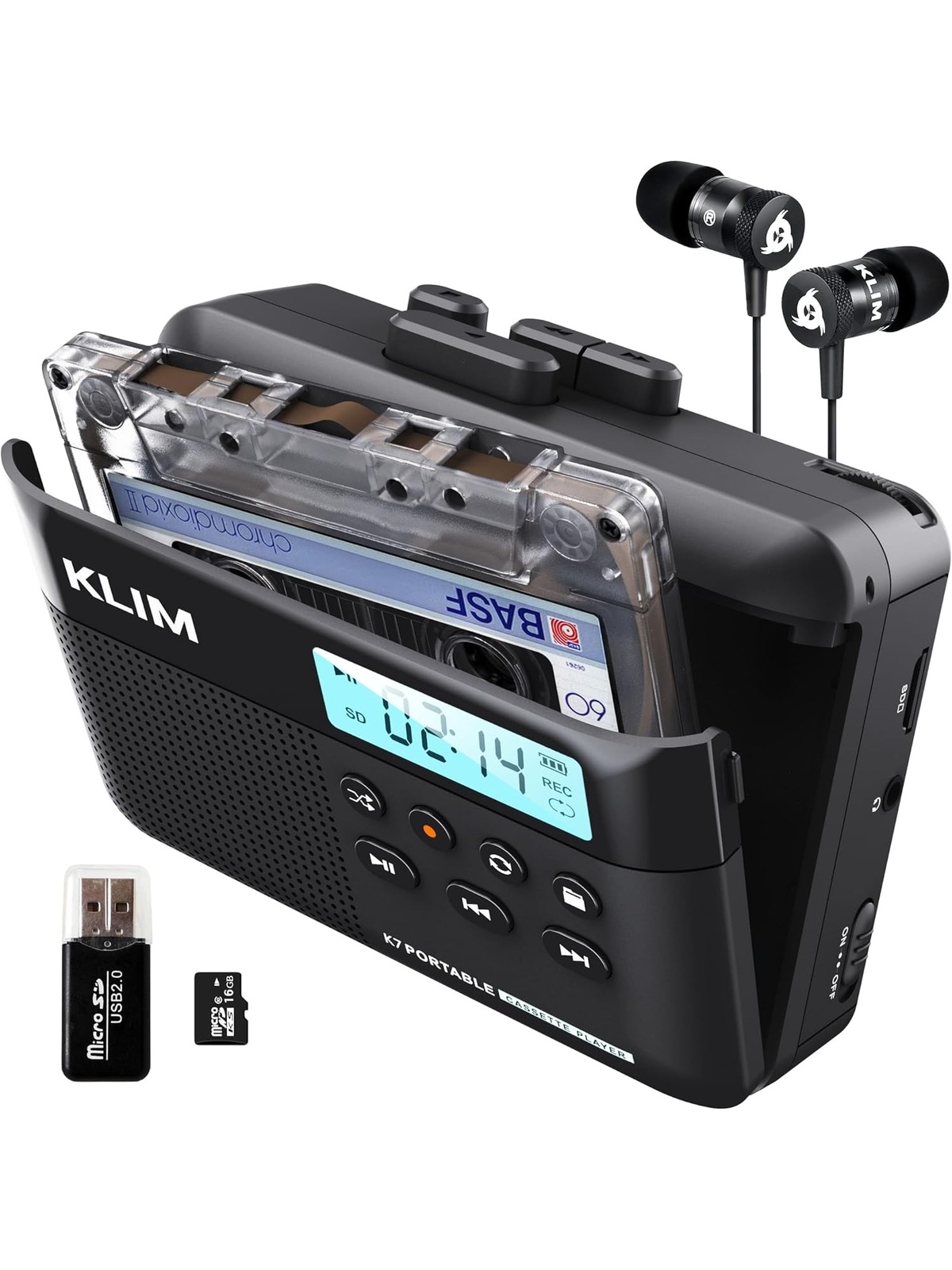 Cassette Player, Tape to MP3 Converter, Portable Walkman Cassette Player, USB Cassette Capture, Save to USB Flash Drive Directly, No Need Computer
