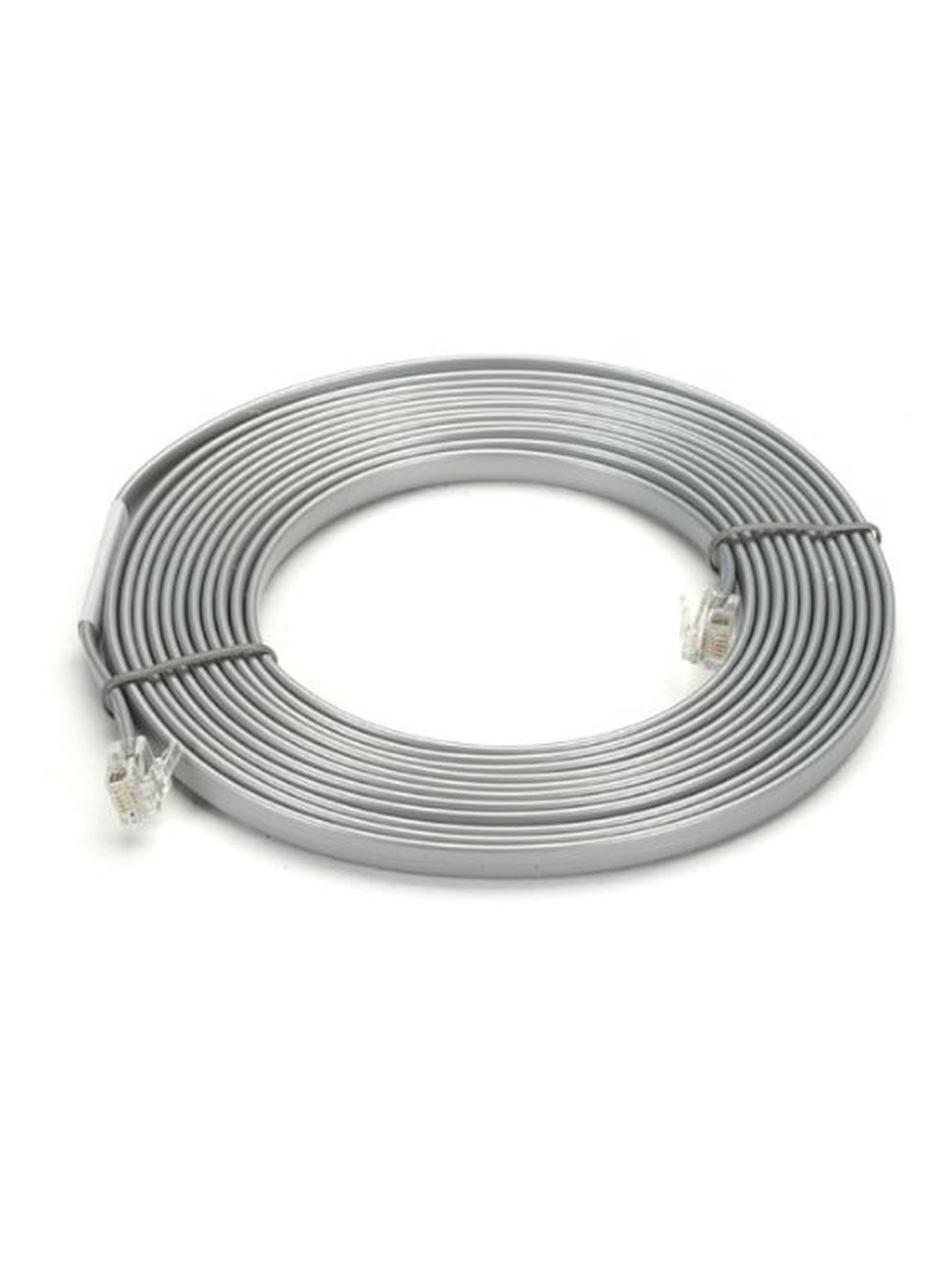 EL06M-14 RJ11 6-Wire Modular Cable - 14 Ft. Cross-Pinned Telepho