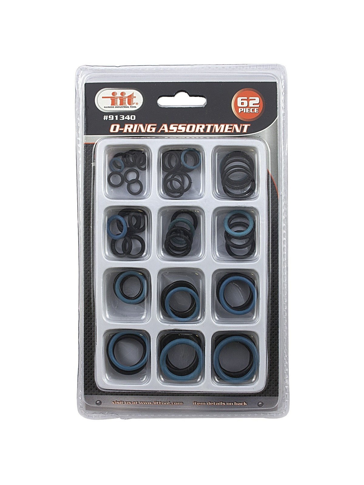 Illinois Industrial Tool 62-pc. O-Ring Assortment