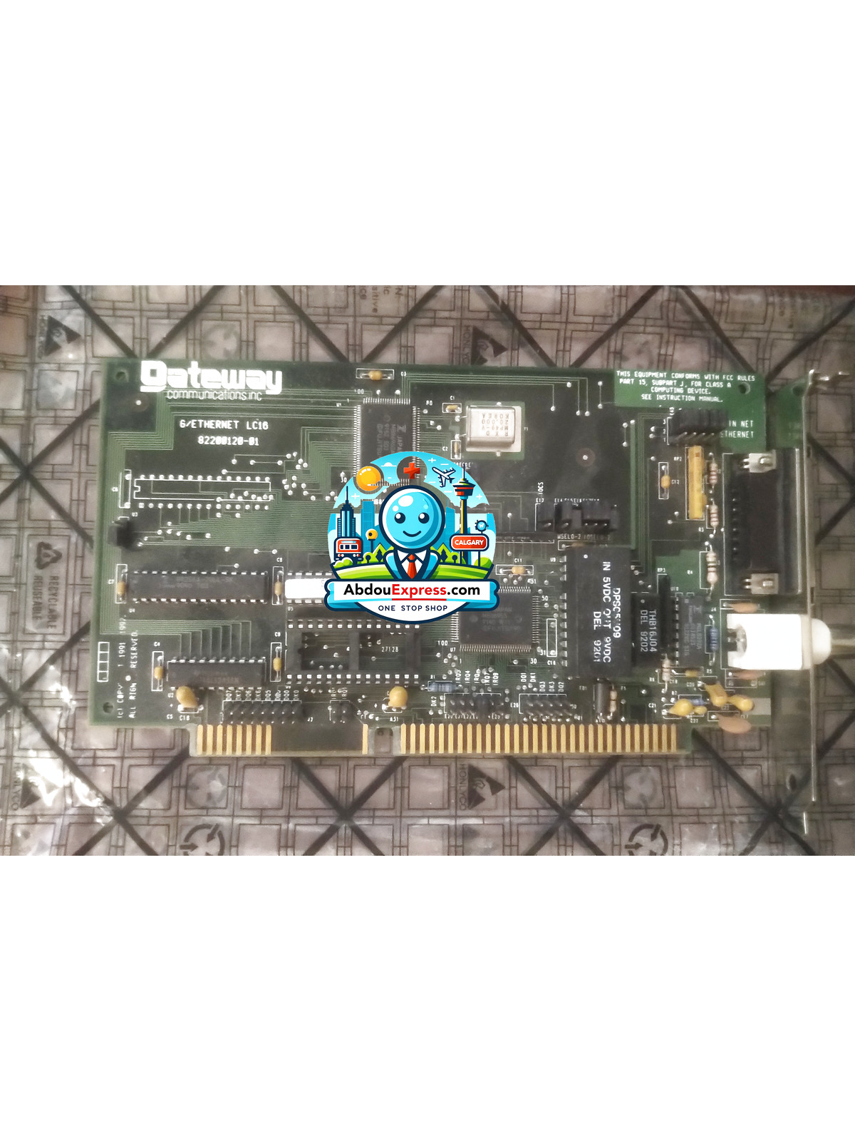 Gateway Communications 82200120-01 Ethernet Card LC16 Token Ring