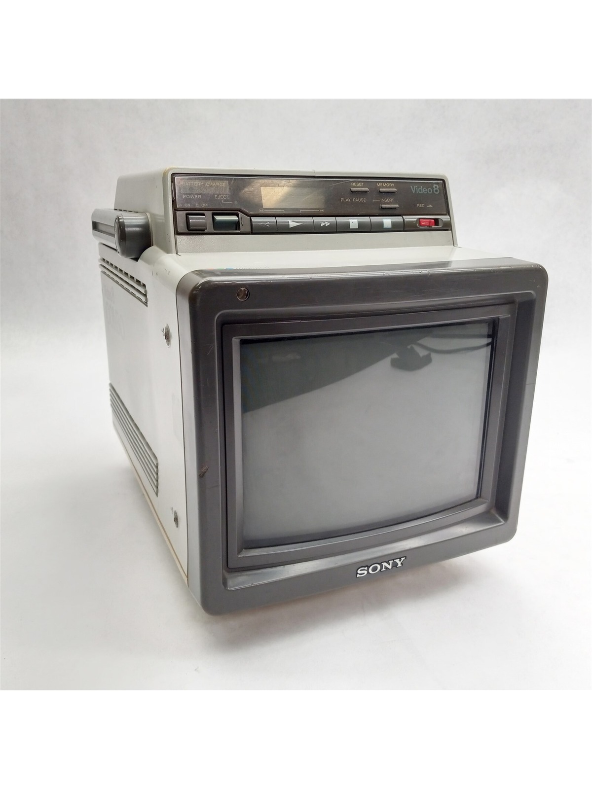 Sony Trinitron EVM-8010R Color Video Monitor CRT Video8 Combo Tape