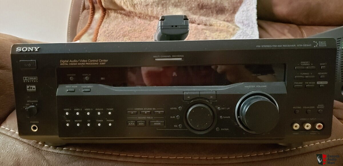 Sony AM/FM Digital DTS Audio Video Dolby Stereo Receiver STR-DE945 w/ remote ~