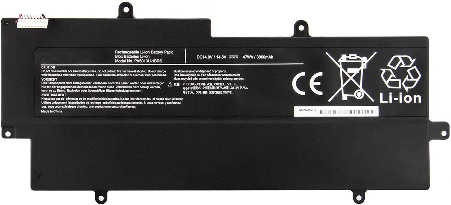 TIIANTE 47WH PA5013U-1BRS Laptop Battery for Toshiba Portege Z830 Z835 Z930 Z935 Z830-10P Z835-P330 Z930-03Q Z930-101 Z930-102 Z930-105 Z930-S9301 Z930-S9302 Z930-16G Z935-P300 Ultrabook Notebook