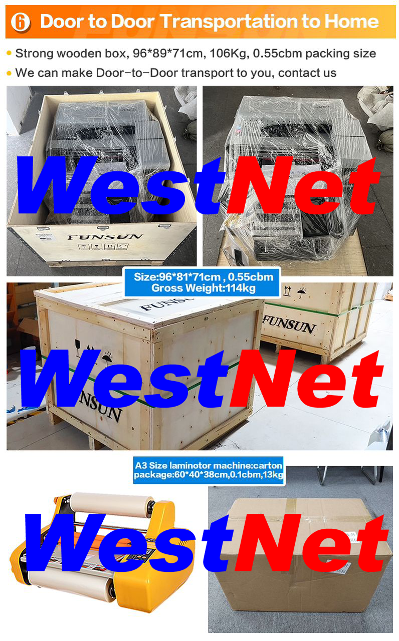 WestNet A3 UV DTF Printer - Shipping
