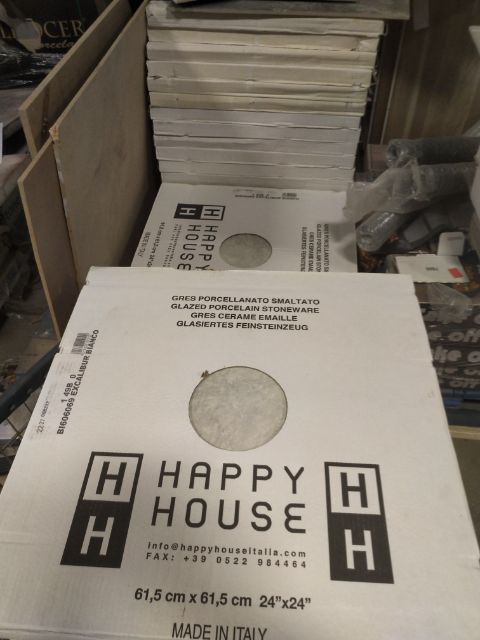 Happy House 24x24 Tiles 4 Panels Per Case Made In Italy
