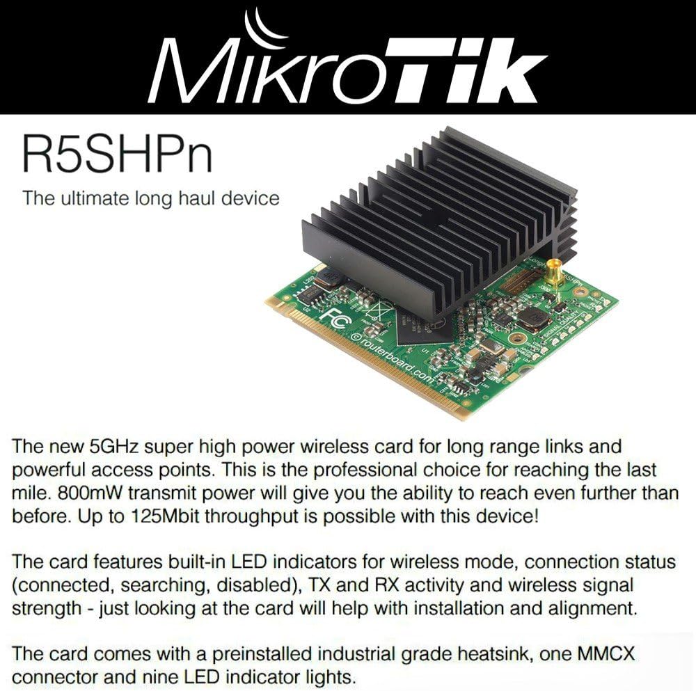 Alfa MB92M - 802.11 a/b/g/n - Super High Power Wireless-N - MMCX Mini-PCI Module - WiFi Network adapter - Atheros AR9002 chipset - up to 300Mbps - with 2 Built-In Antenna connector