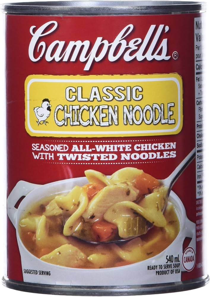 Campbell's Classic Chicken Noodle Soup, 540ml