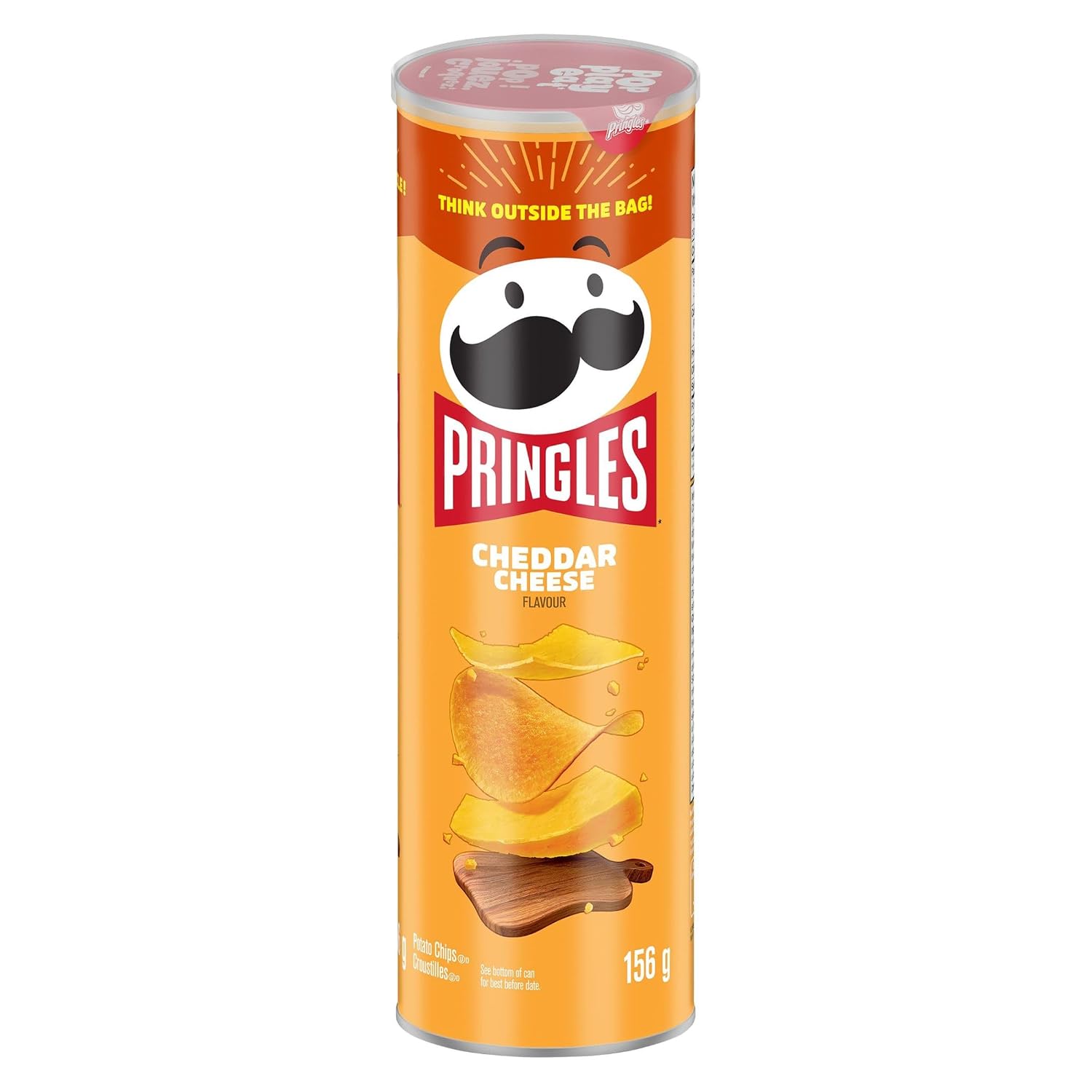 Pringles Cheddar Cheese Potato Chips, 156g/5.50oz can, (Imported from Canada)