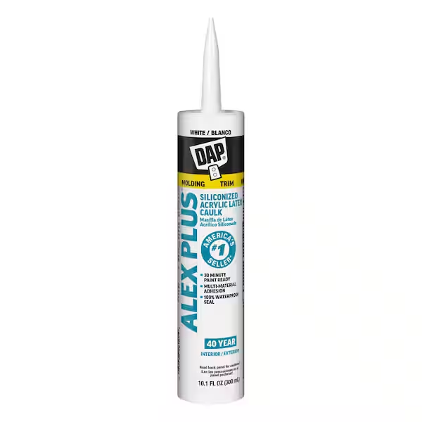 DAP Alex Plus 300ml Clear Latex Window and Door Caulk
