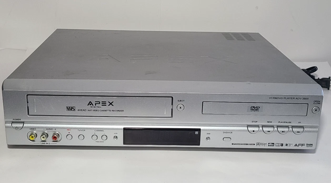 Apex ADV-3800 Progressive-Scan DVD-VCR Combo