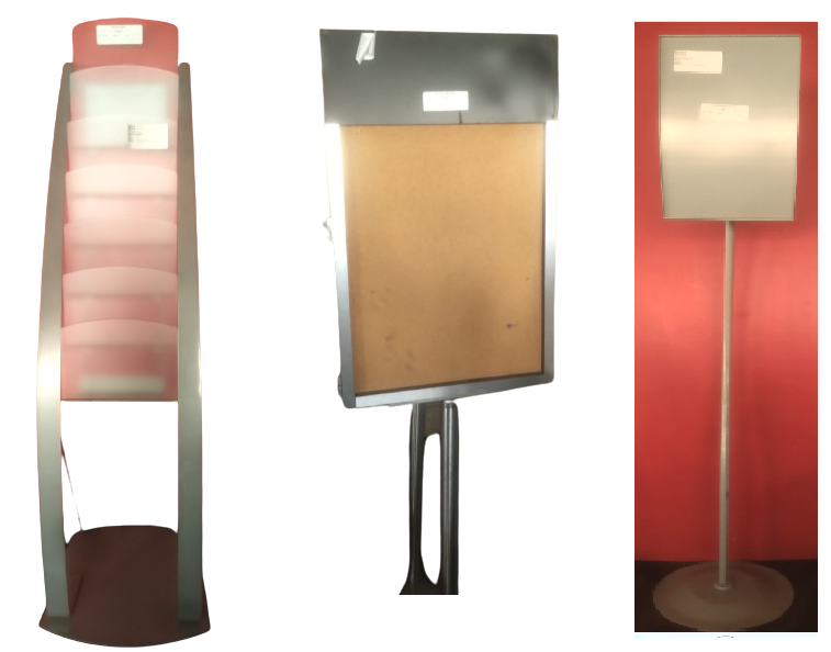 Brochure Stands Panels many kinds all 4 for $150 pamphlets signs